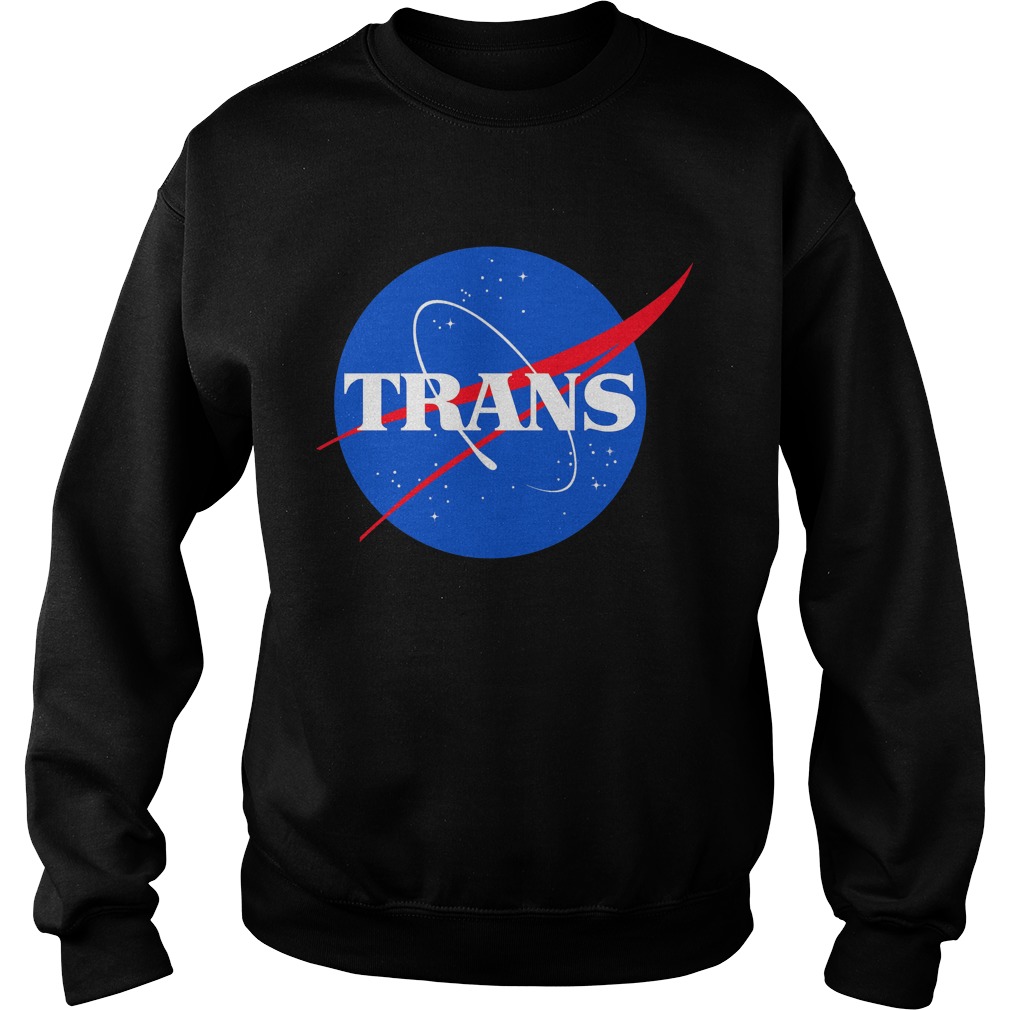 Nasa Trans Pride Logo Sweat Shirt