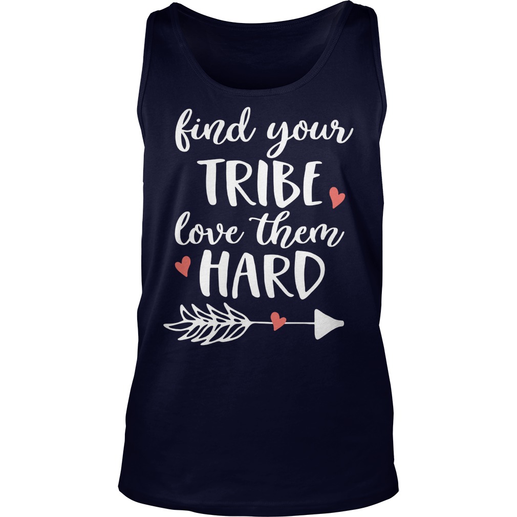 New Find Tribe Love Hard Unisex Tank Top