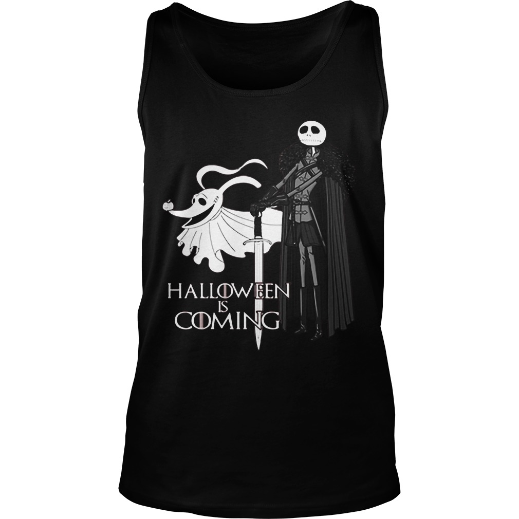 Nightmare Christmas Halloween Coming Tank Top