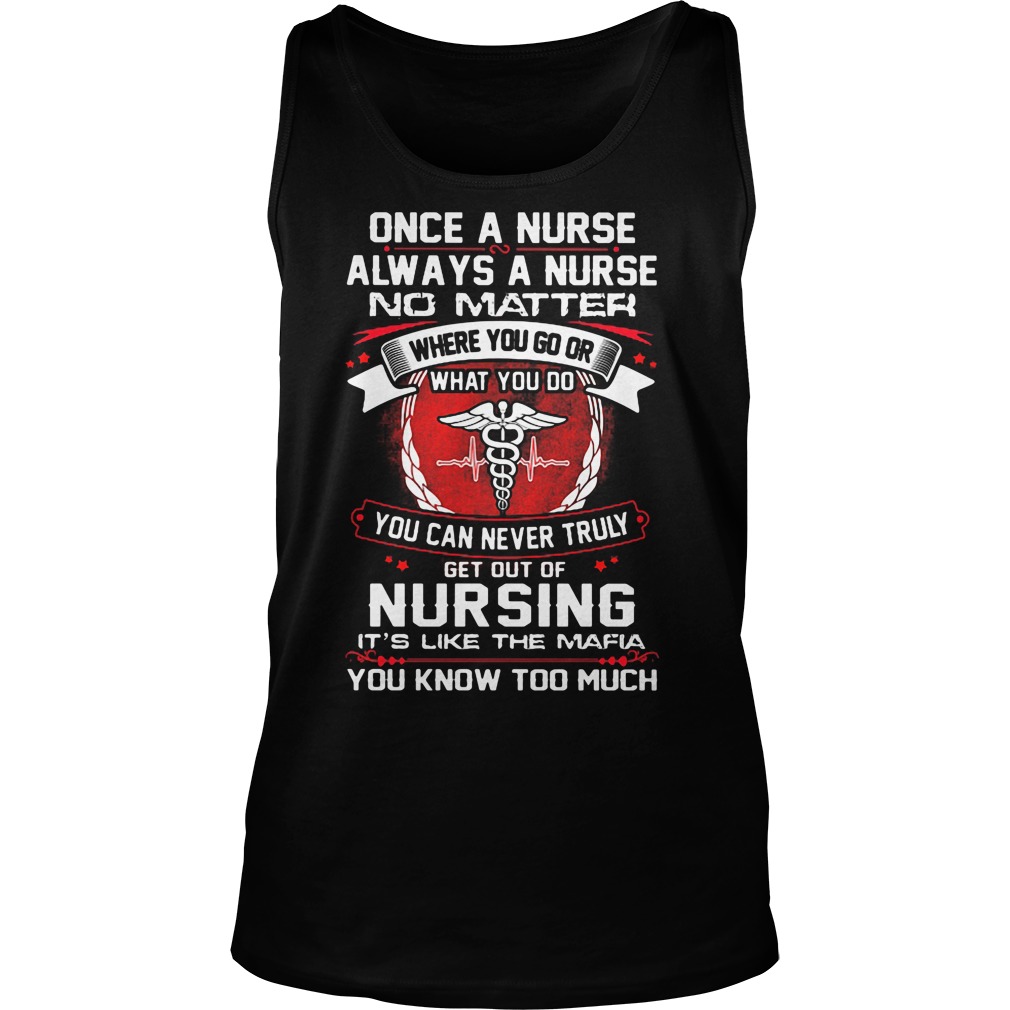 Nurse Always Nurse No Matter Tank Top