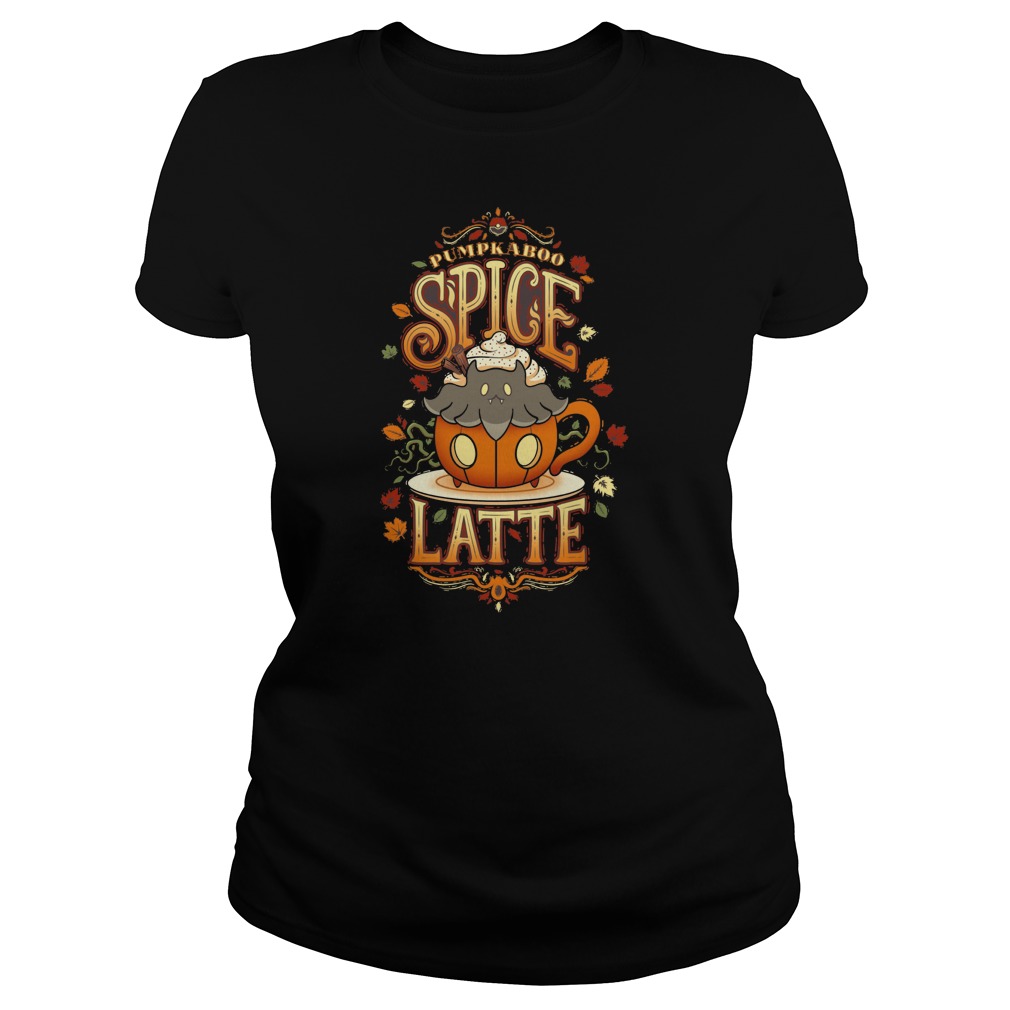 Pokemon Pumpkaboo Spooky Spice Latte Ladies Tee