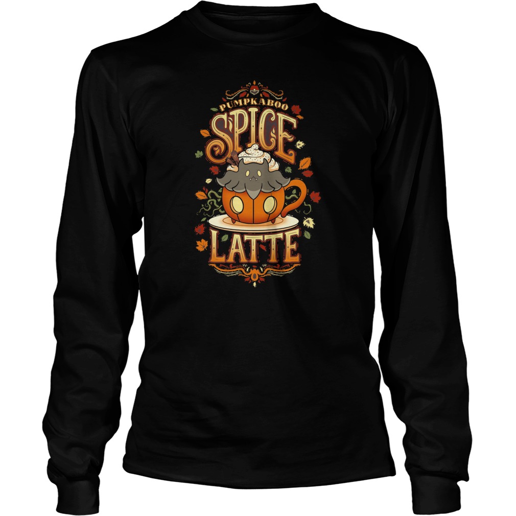Pokemon Pumpkaboo Spooky Spice Latte Longsleeve