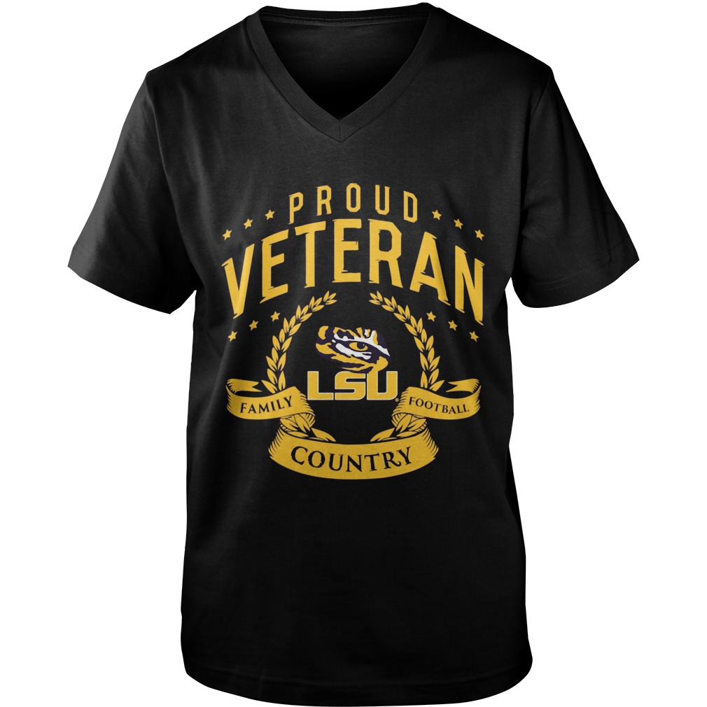 Proud Veteran Lsu Guys V Neck