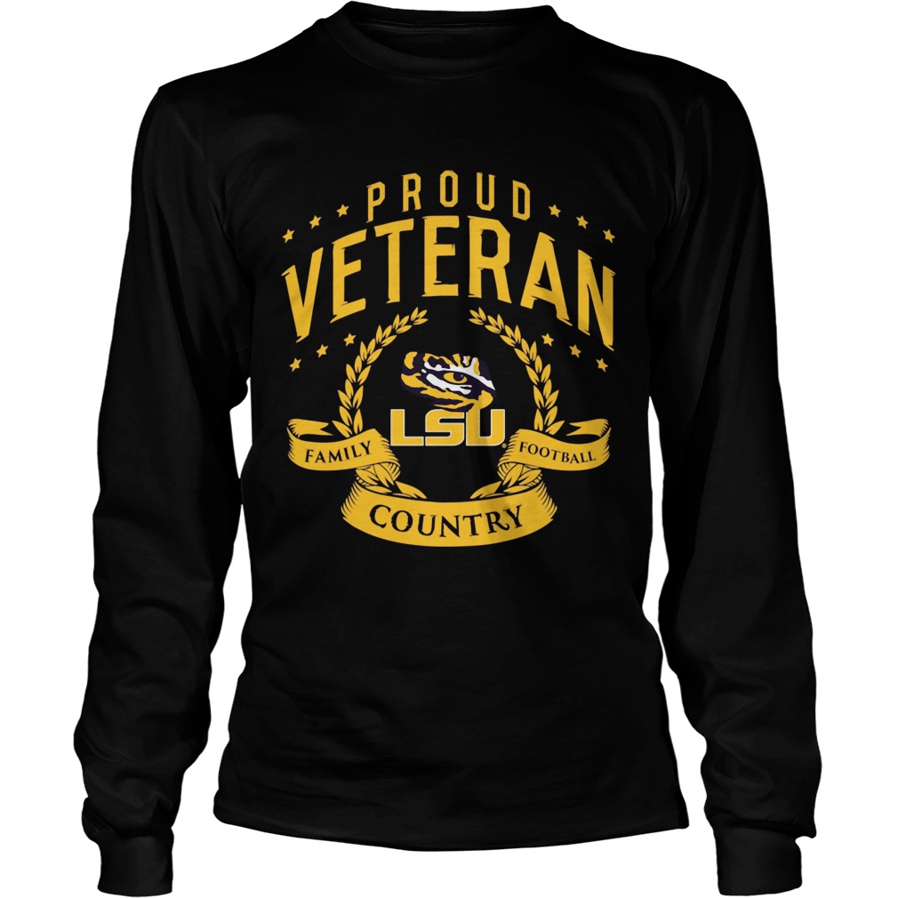 Proud Veteran Lsu Longsleeve