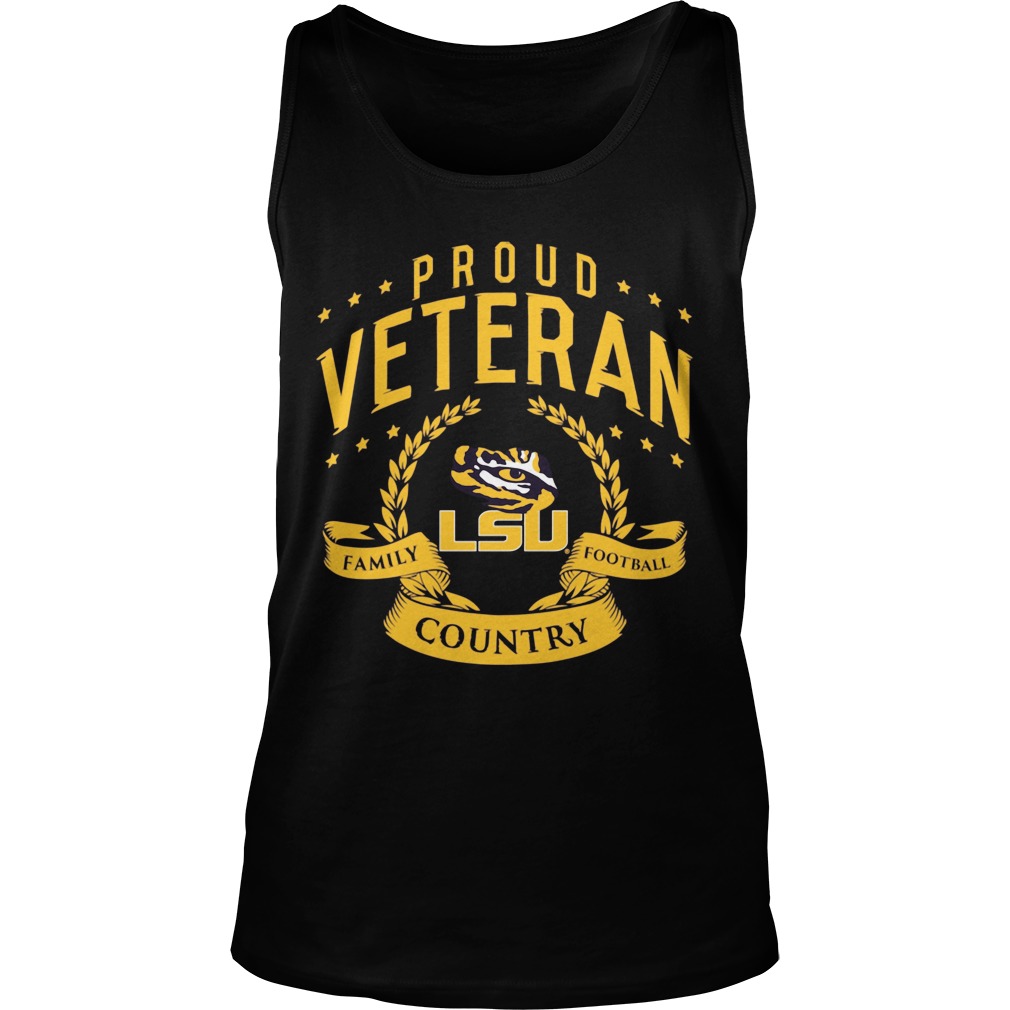 Proud Veteran Lsu Tank Top