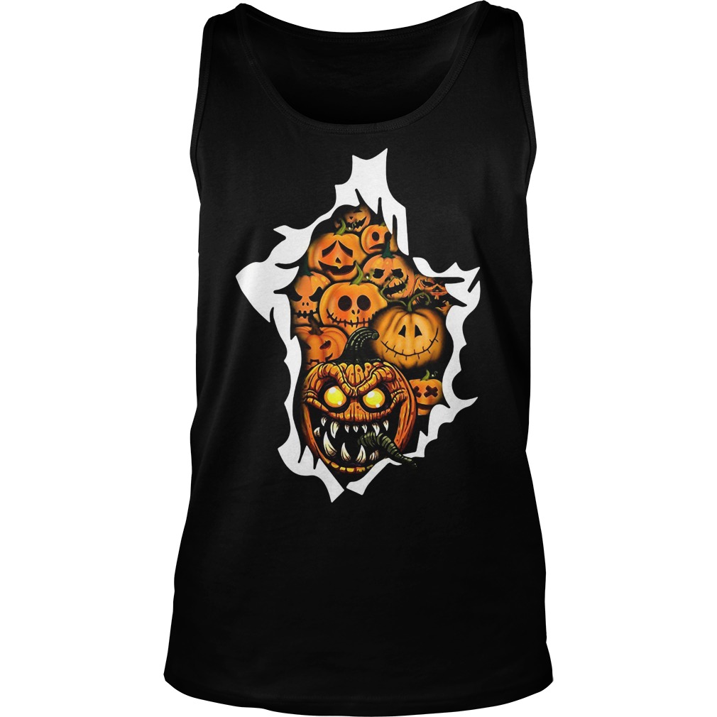 Pumpkin Horror Costume Unisex Tank Top