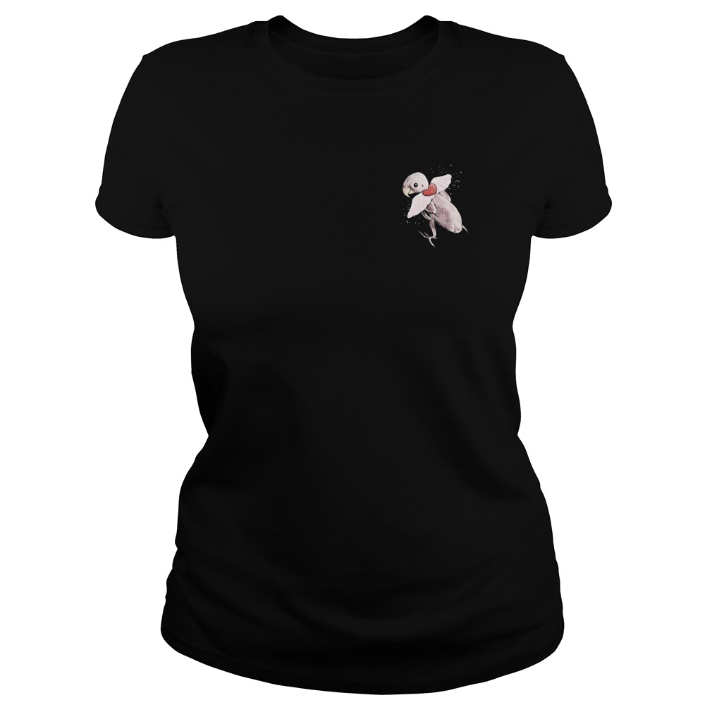 Rhea The Naked Birdie Flying Free Ladies Tee