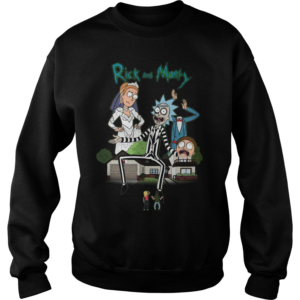 Rick And Morty Beetlejuice Printed Sweat Shirt