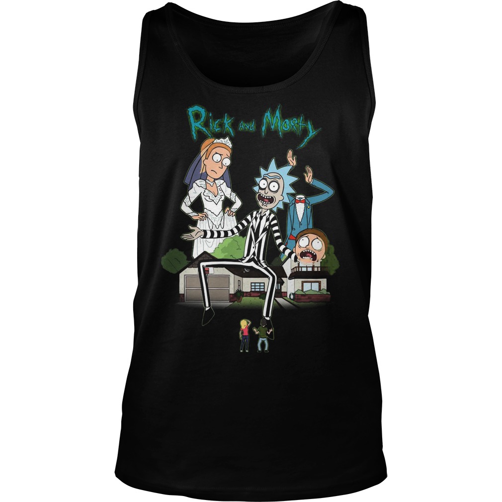 Rick And Morty Beetlejuice Printed Unisex Tank Top