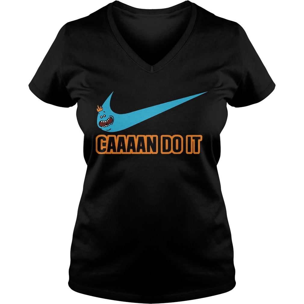 Rick Morty Can Nike Ladies V Neck