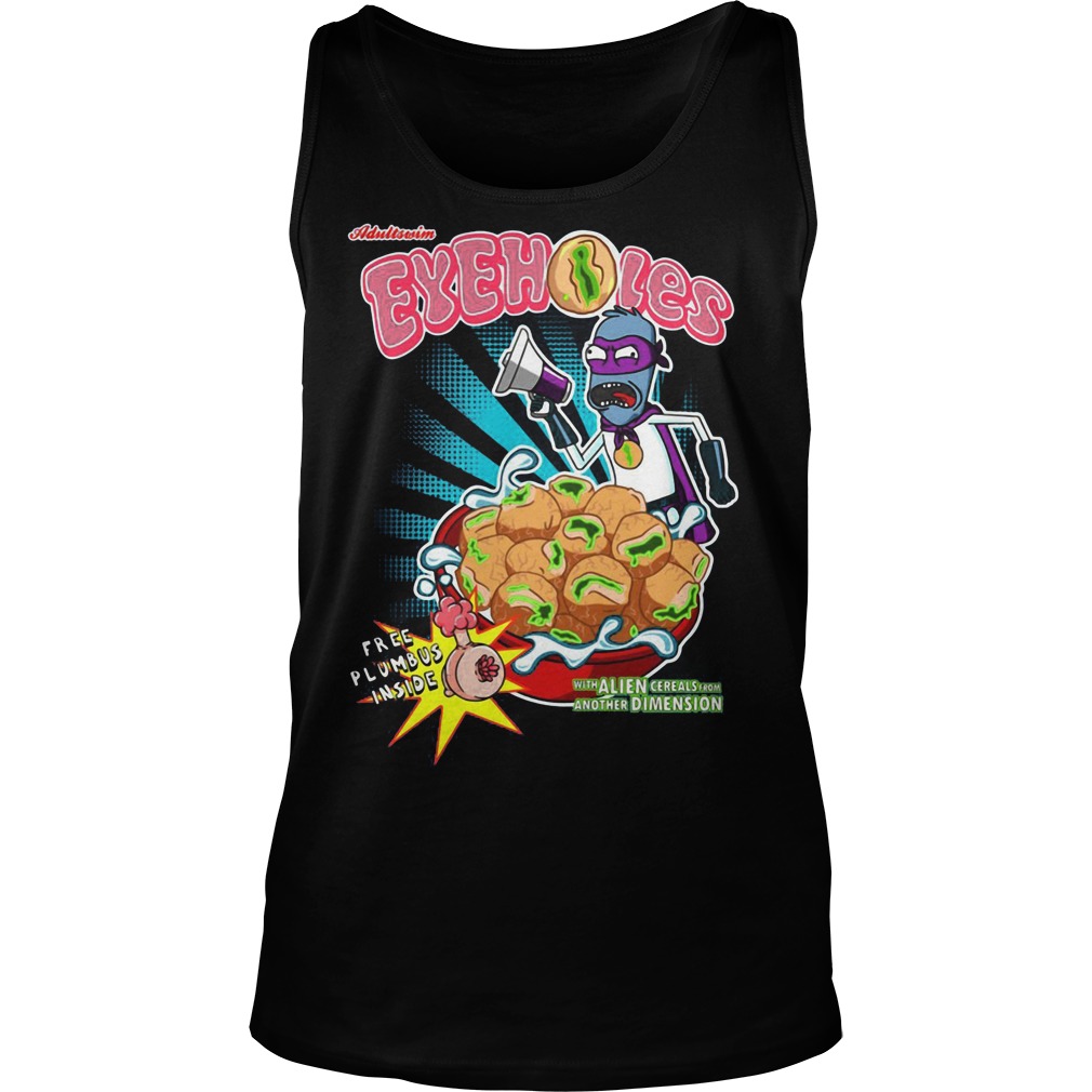 Rick Morty Eyeholes Unisex Tank Top