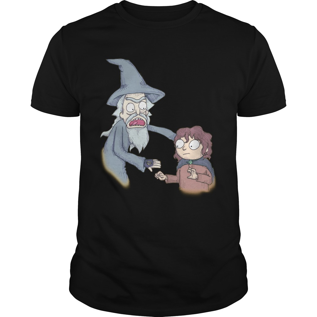 Rick Morty Schwift Rings Guys Tee