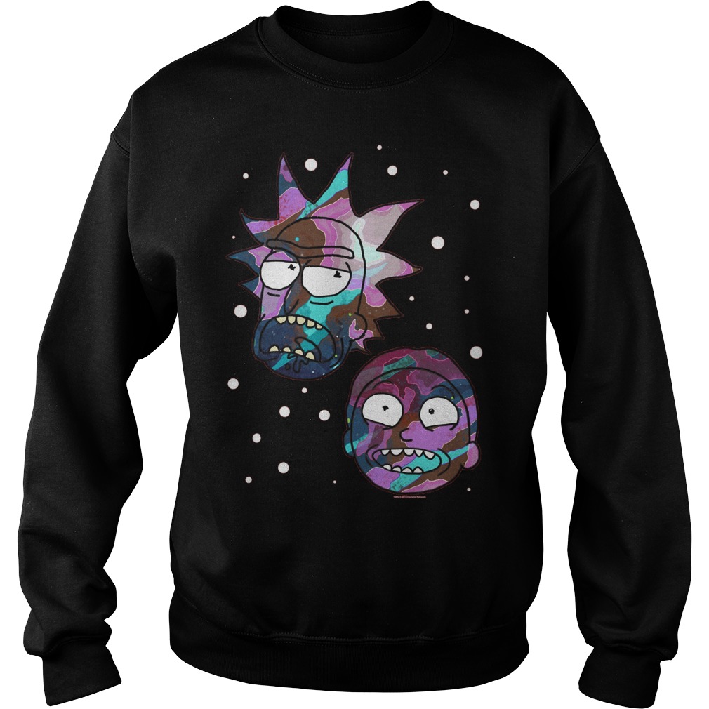 Rick Morty Space Heads Sweat Shirt