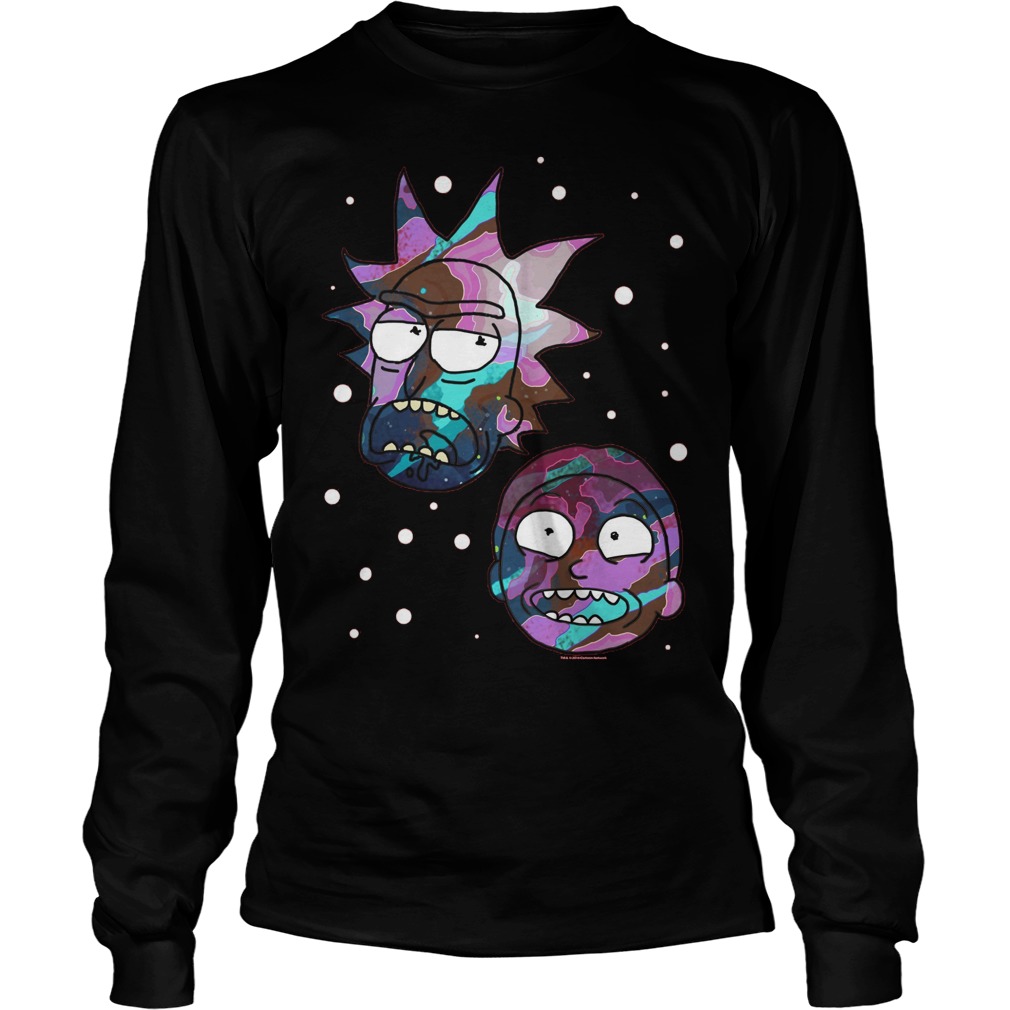 Rick Morty Space Heads Unisex Longsleeve Tee