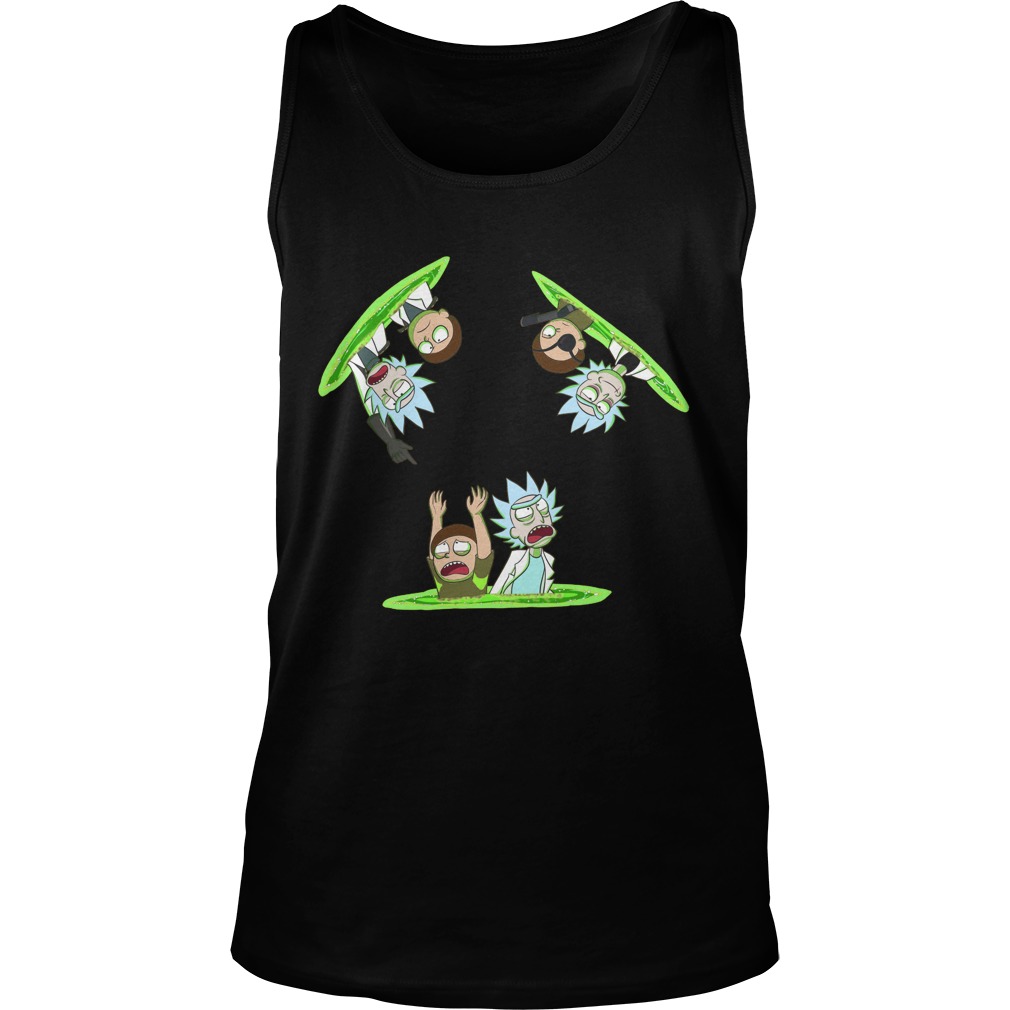 Rick Morty Vs Guard Rick Vs Evil Rick Unisex Tank Top