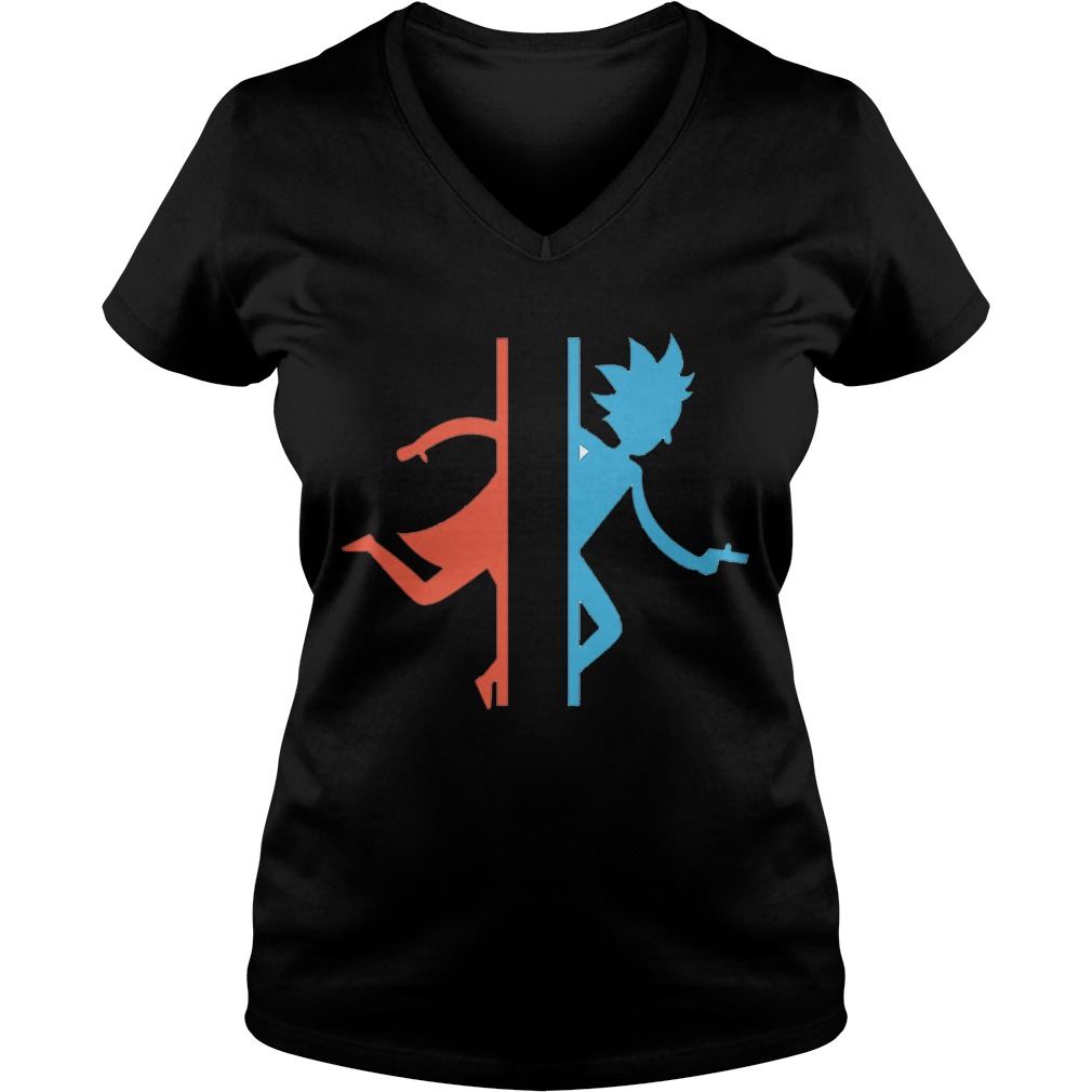 Rick Sanchez Portal Ladies V Neck