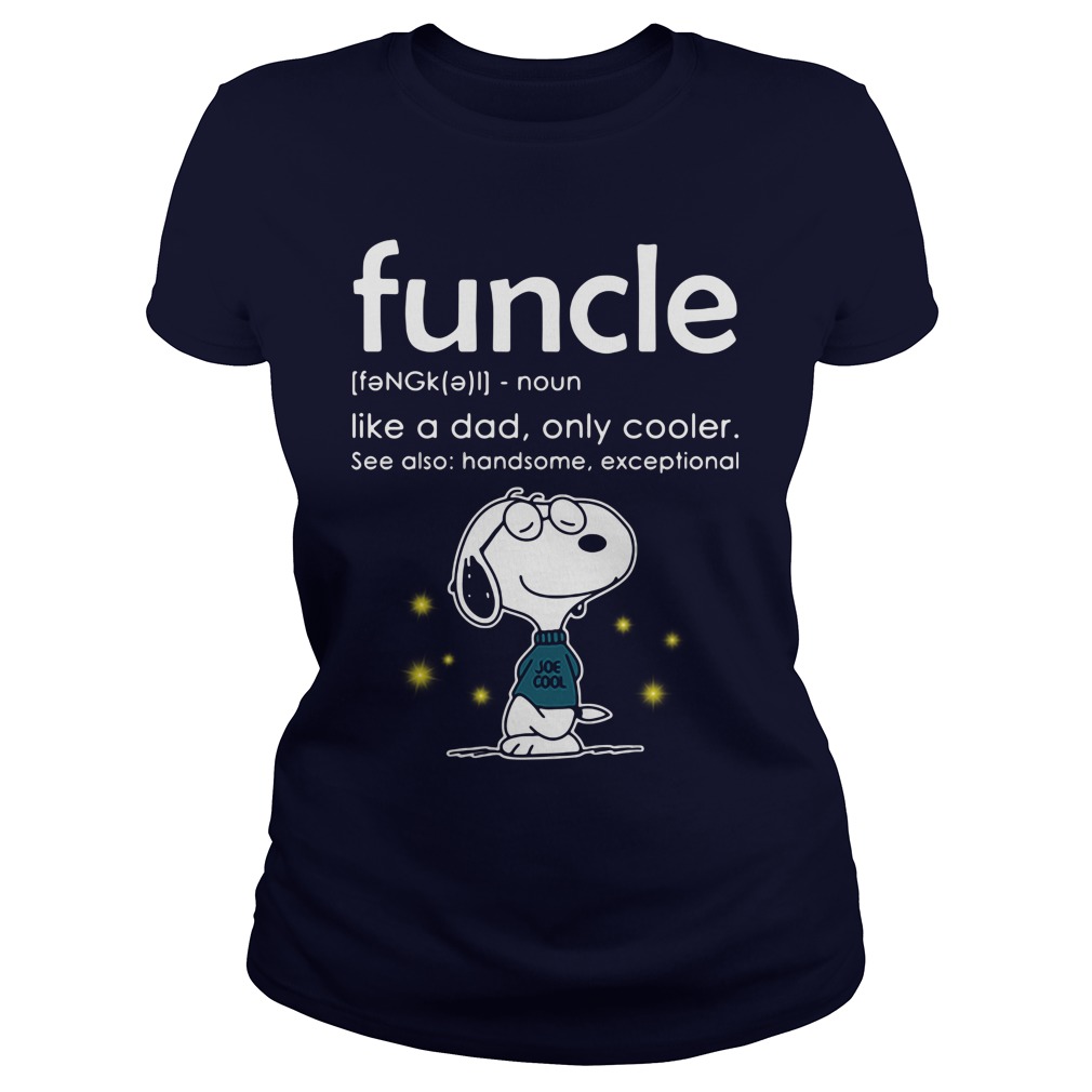 Snoopy Funcle Definition Ladies Tee