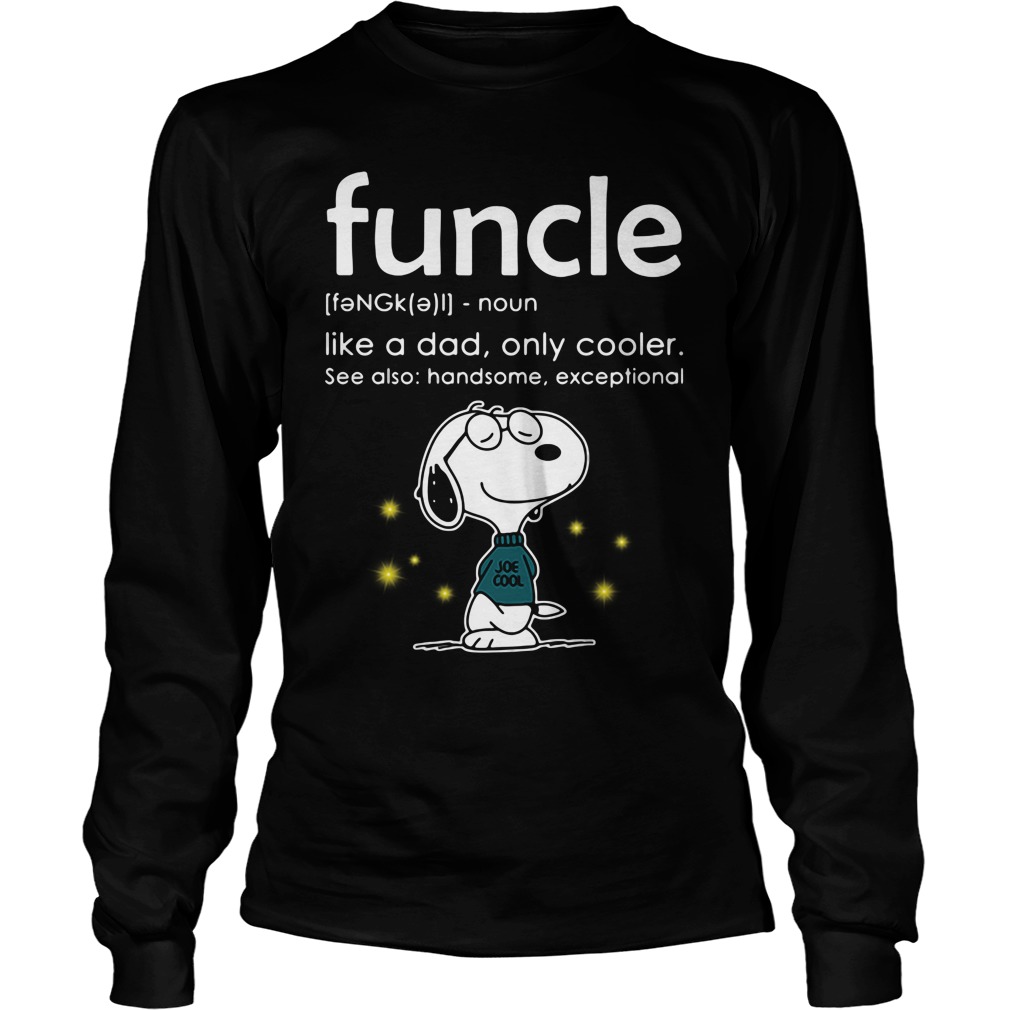 Snoopy Funcle Definition Unisex Longsleeve Tee