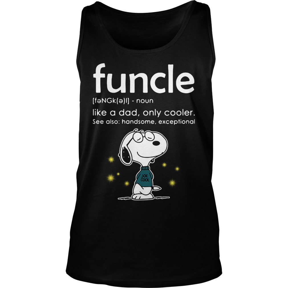 Snoopy Funcle Definition Unisex Tank Top