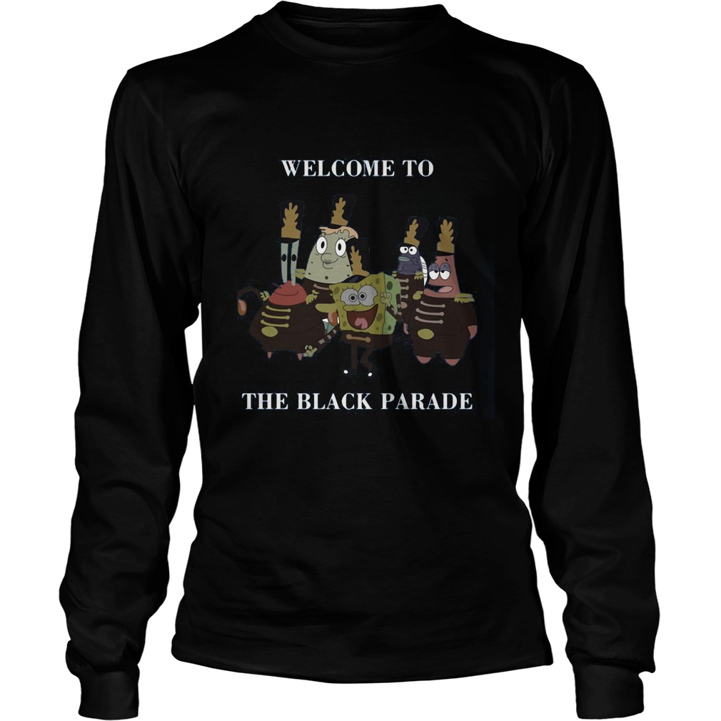 Spongebob Squarepants Welcome Black Parade Longsleeve