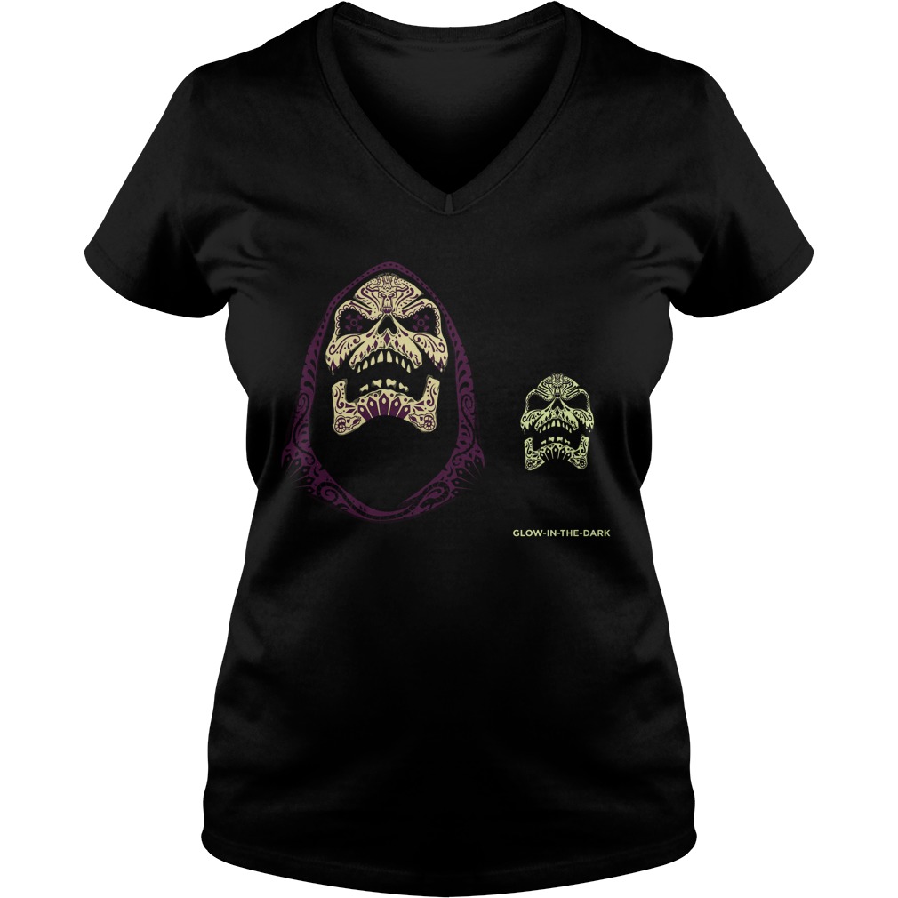 Sugar Skellington Ladies V Neck