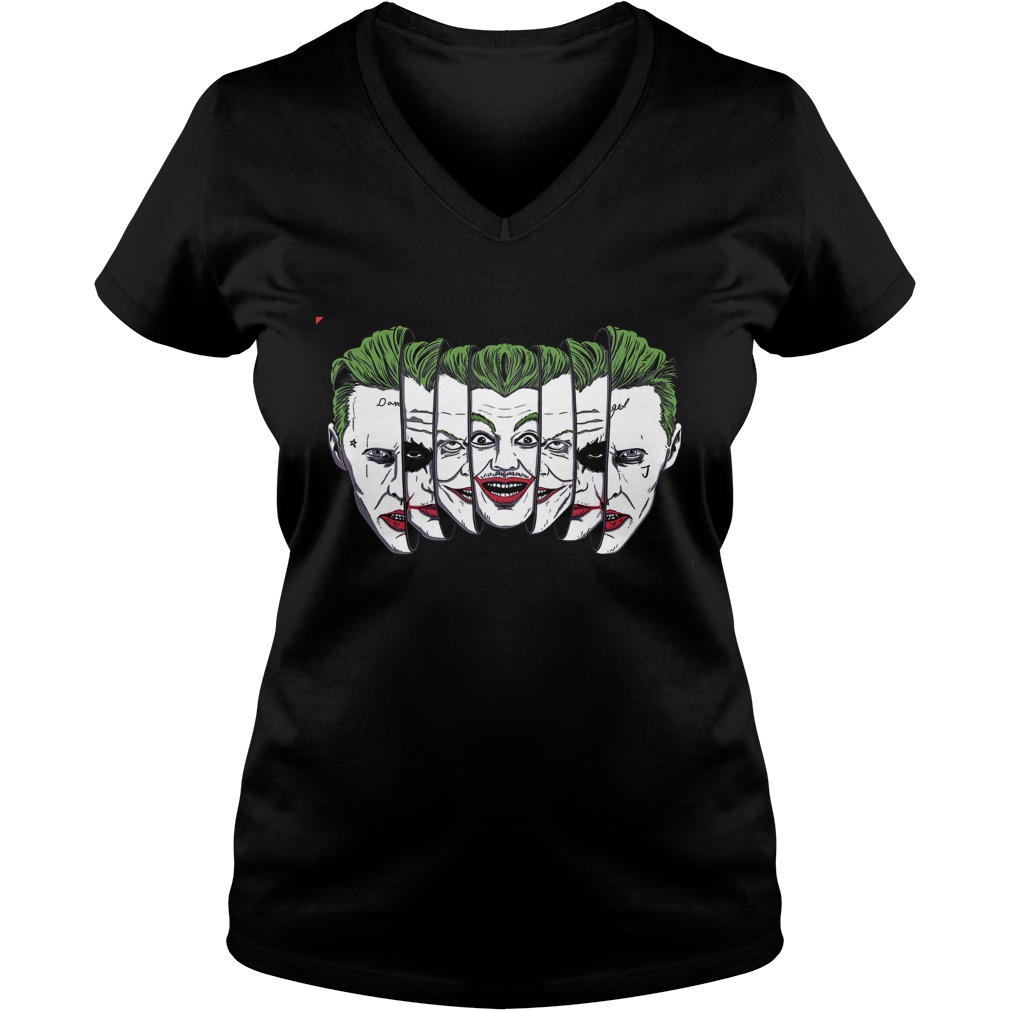 The Joke Has Many Faces Ladies V Neck