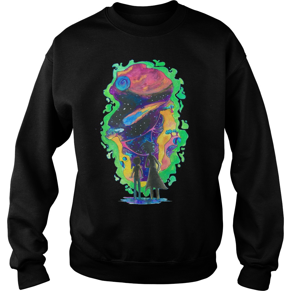 The Universe Is A Crazy Chaotic Place Morty Sweat Shirt