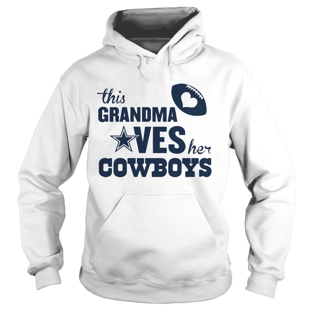 This Grandma Loves Dallas Cowboys Hoodie