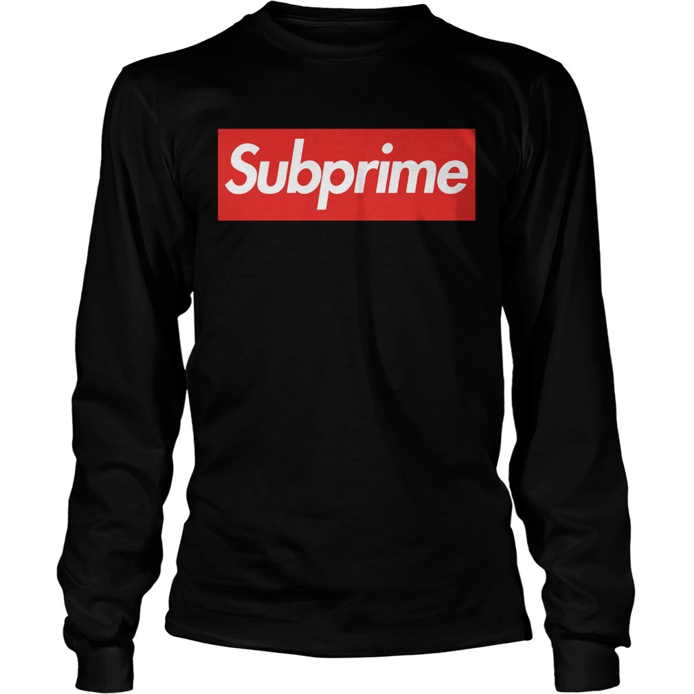 Wallstreetbets Subprime Box Logo Unisex Longsleeve Tee