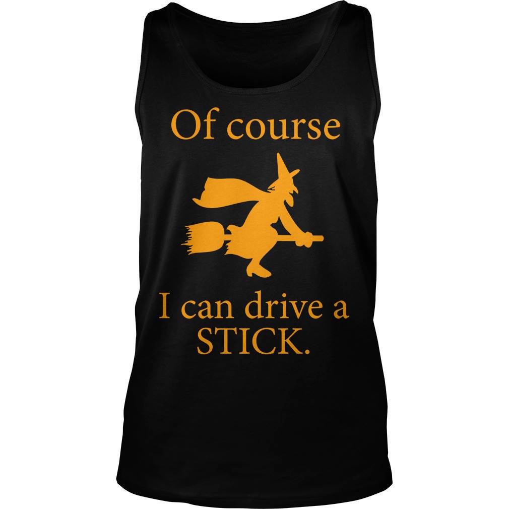 Witch Broomstick Course Can Drive Stick Tank Top