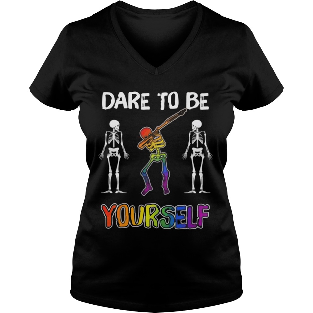 Alone Time Everyones Safety Ladies V Neck