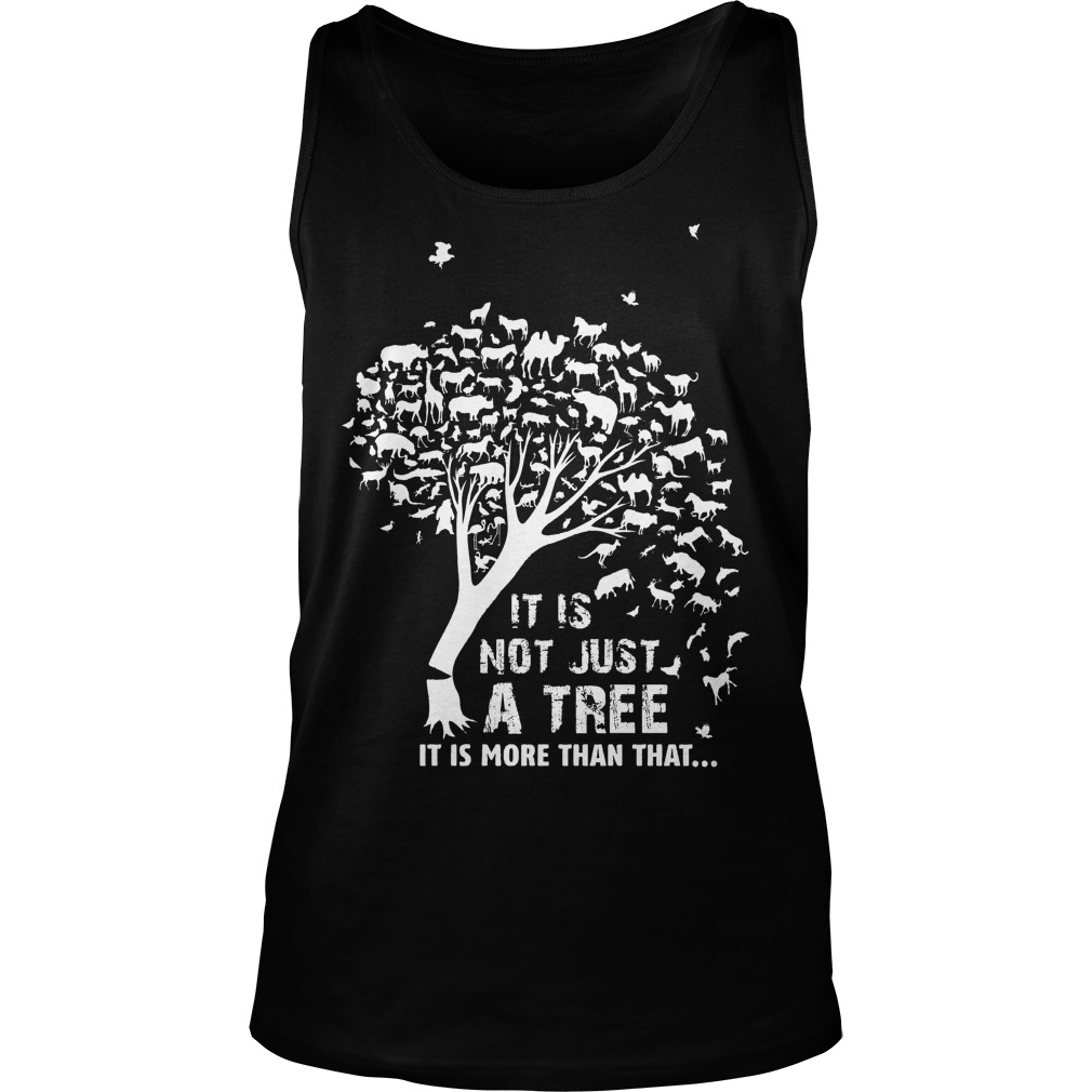 Animal Not Just Tree Tank Top