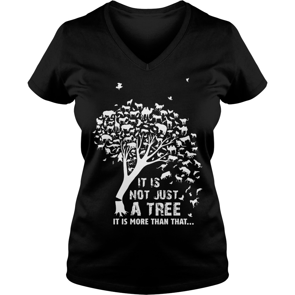 Animal Not Just Tree V Neck