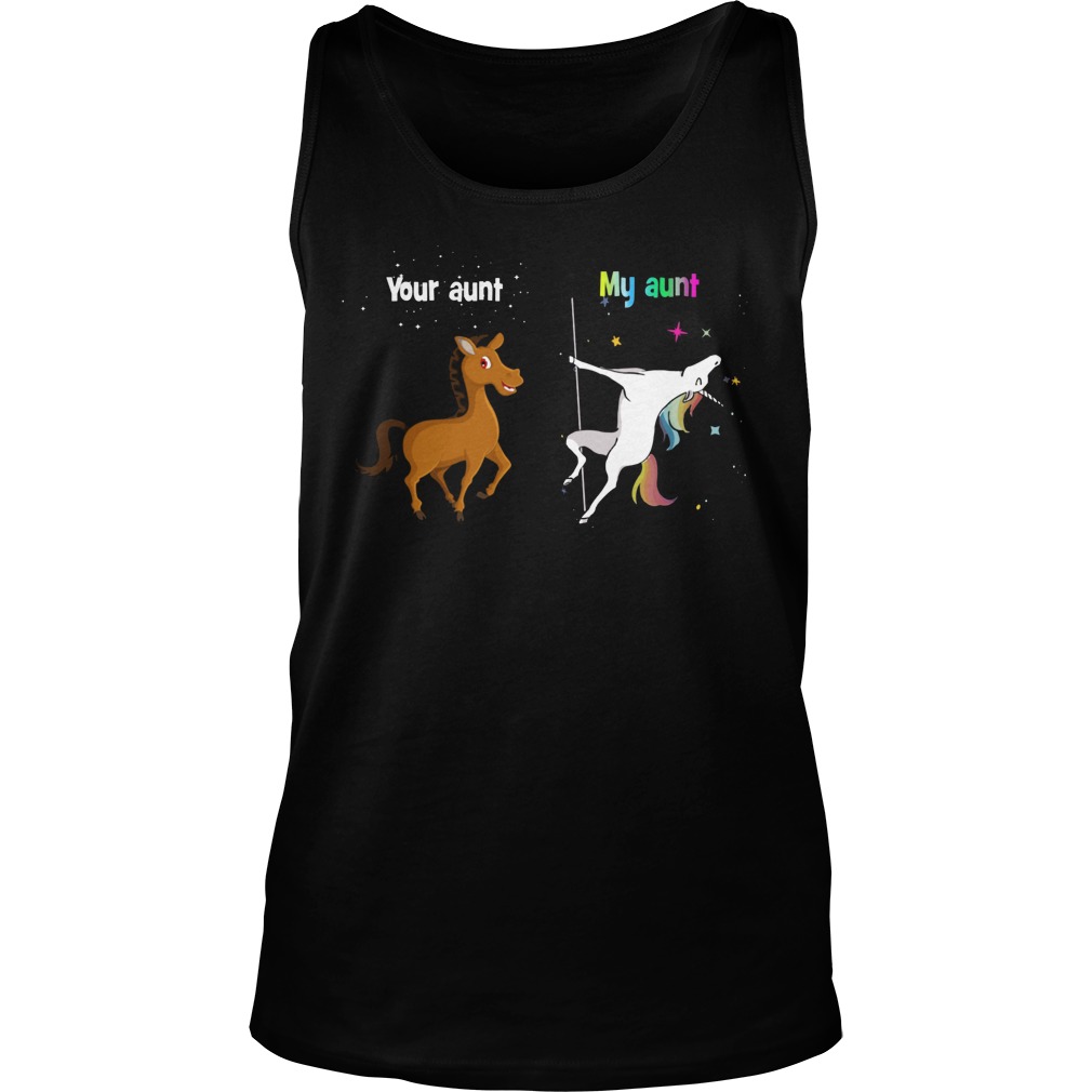 Aunt Horse Aunt Unicorn Unisex Tank Top