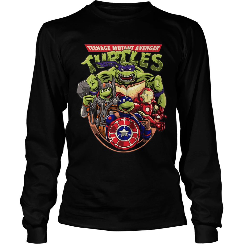 Avenger Turtles Teenage Mutant Avenger Longsleeve Tee