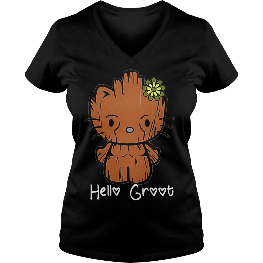 Baby Groot Hello Groot V Neck