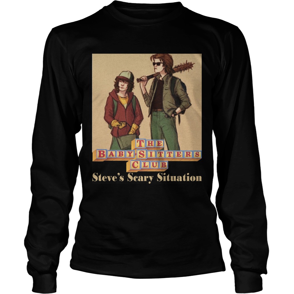 Baby Sitters Club Steves Scary Situation Longsleeve