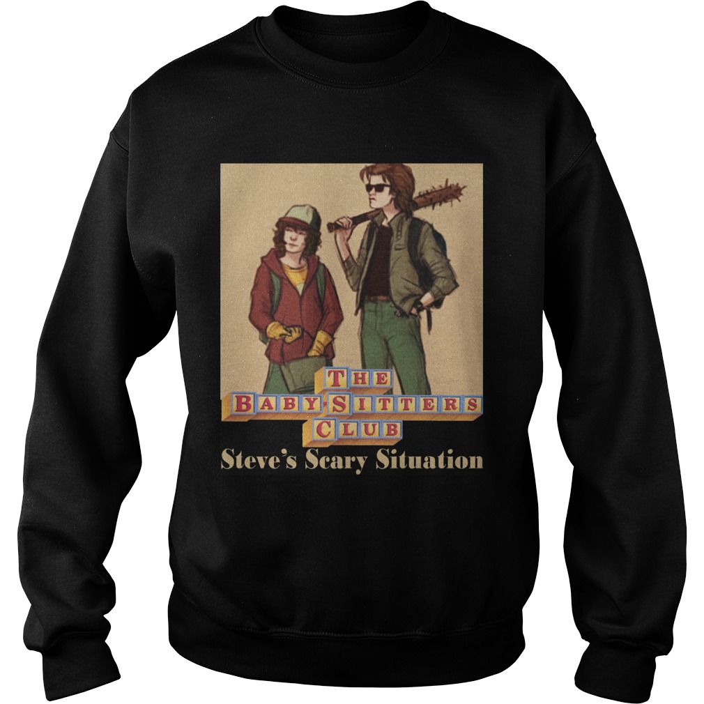 Baby Sitters Club Steves Scary Situation Sweatshirt