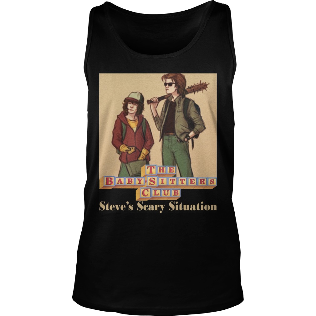 Baby Sitters Club Steves Scary Situation Tanktop