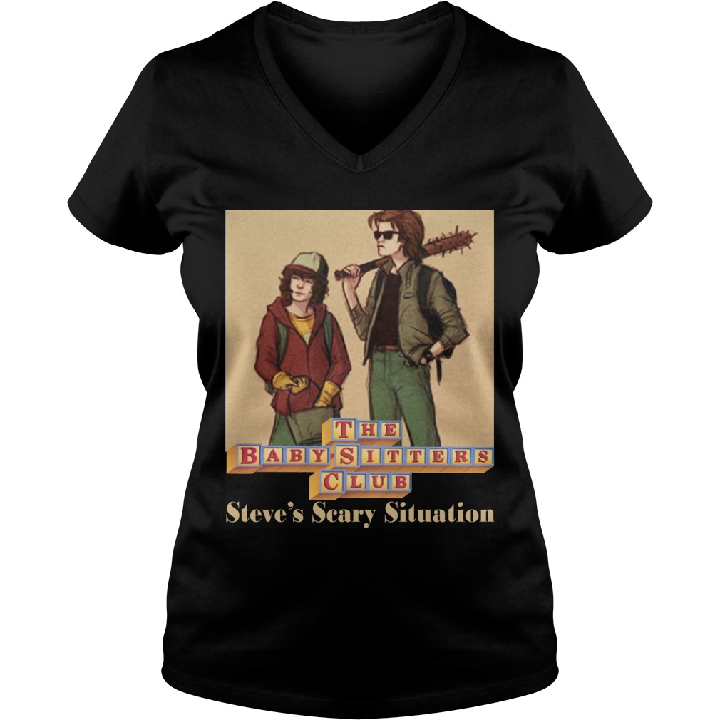 Baby Sitters Club Steves Scary Situation Vneck