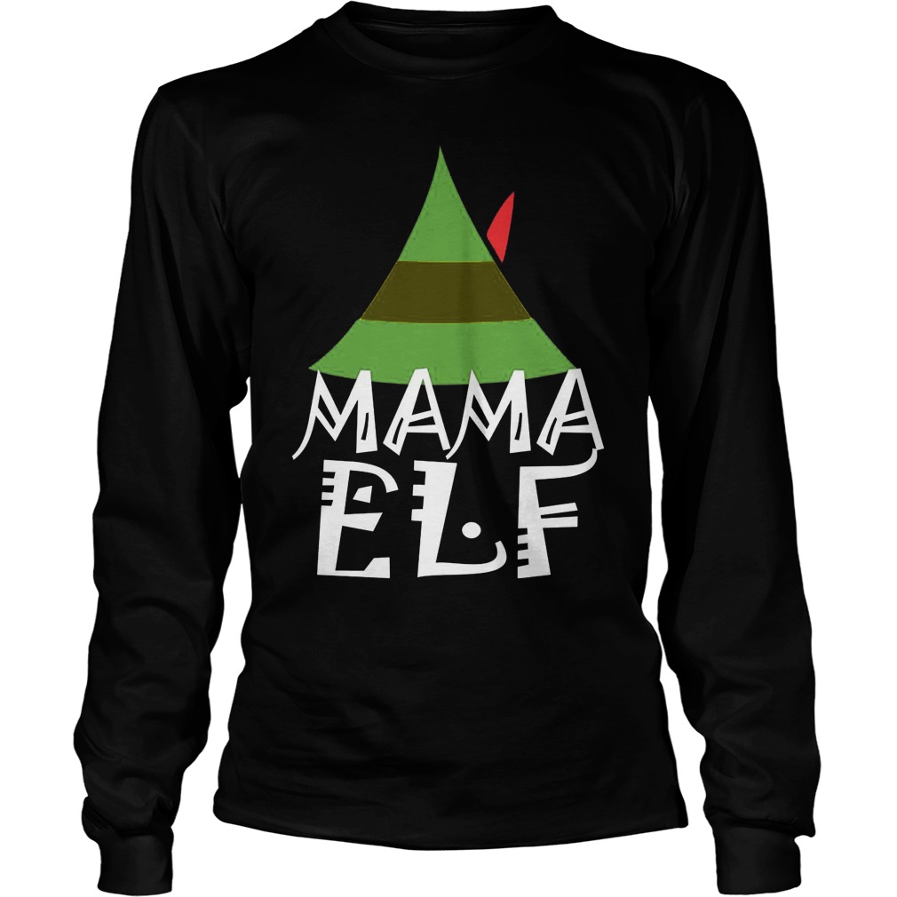 Buddy Elf Mama Elf Christmas Longsleeve