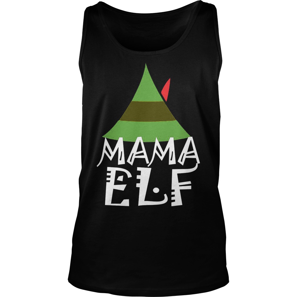 Buddy Elf Mama Elf Christmas Tank Top
