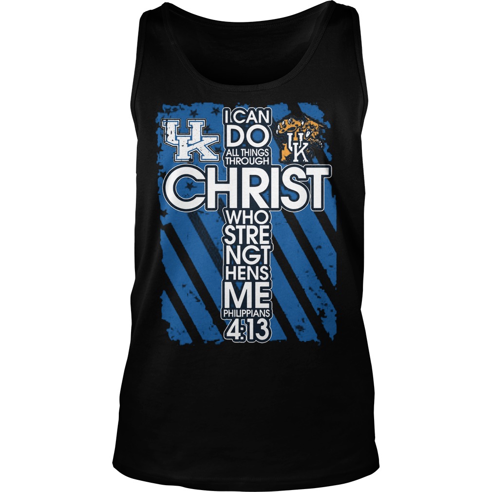 Can Things Christ Stre Ngt Hens Philippians Tank Top