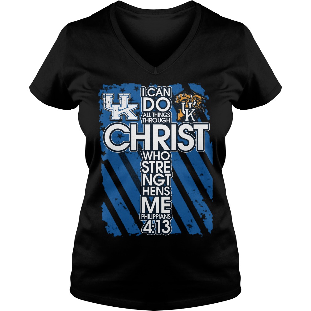 Can Things Christ Stre Ngt Hens Philippians V Neck