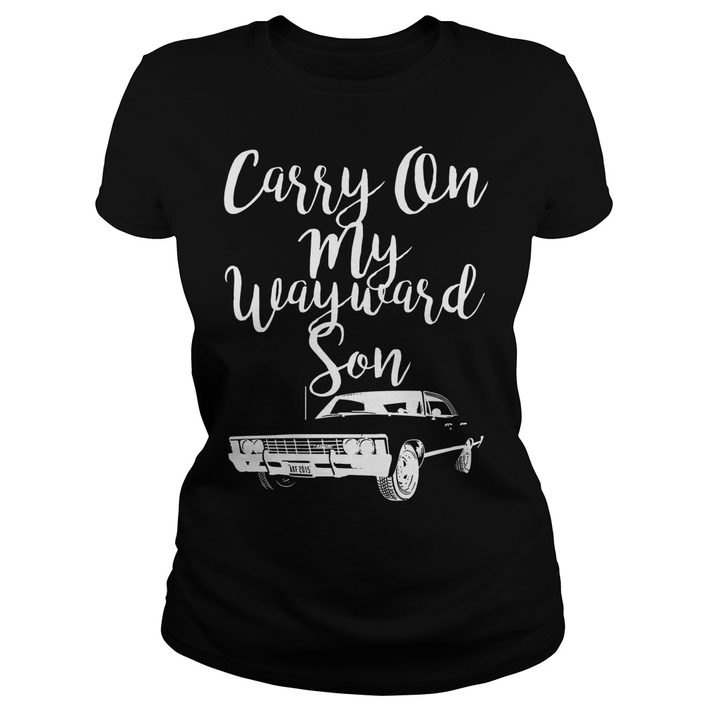 Carry Wayward Son Supernatural Ladies Tee