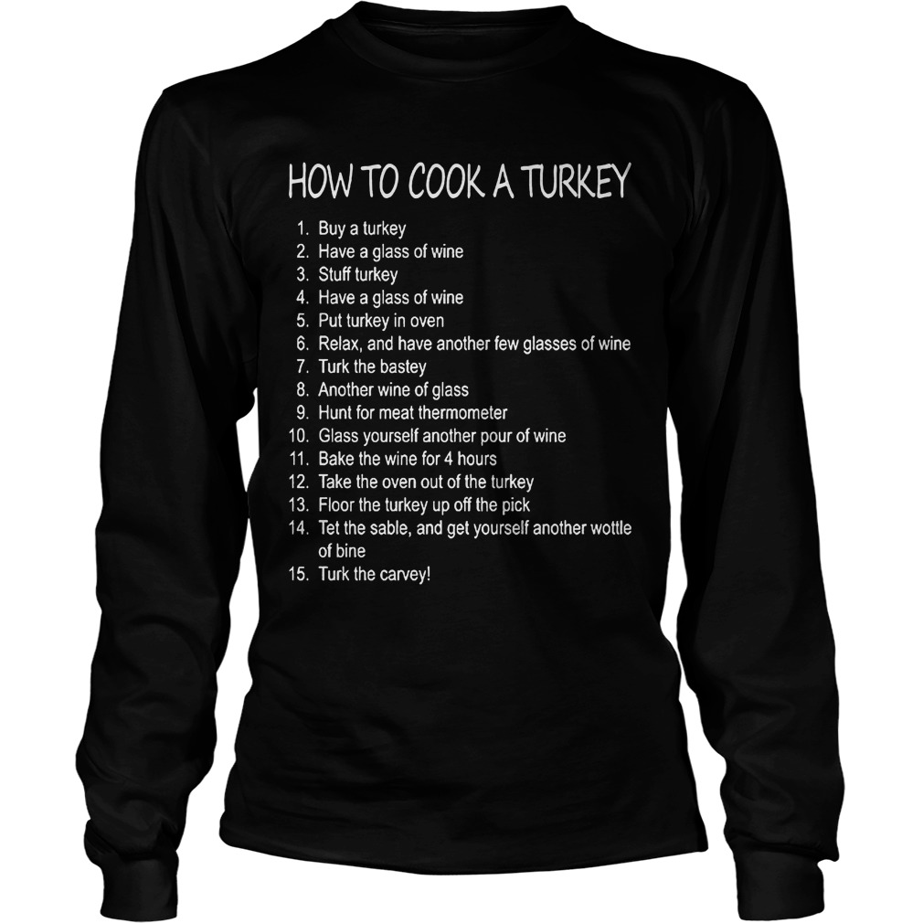 Christmas Cook Turkey Sweat Longsleeve Tee