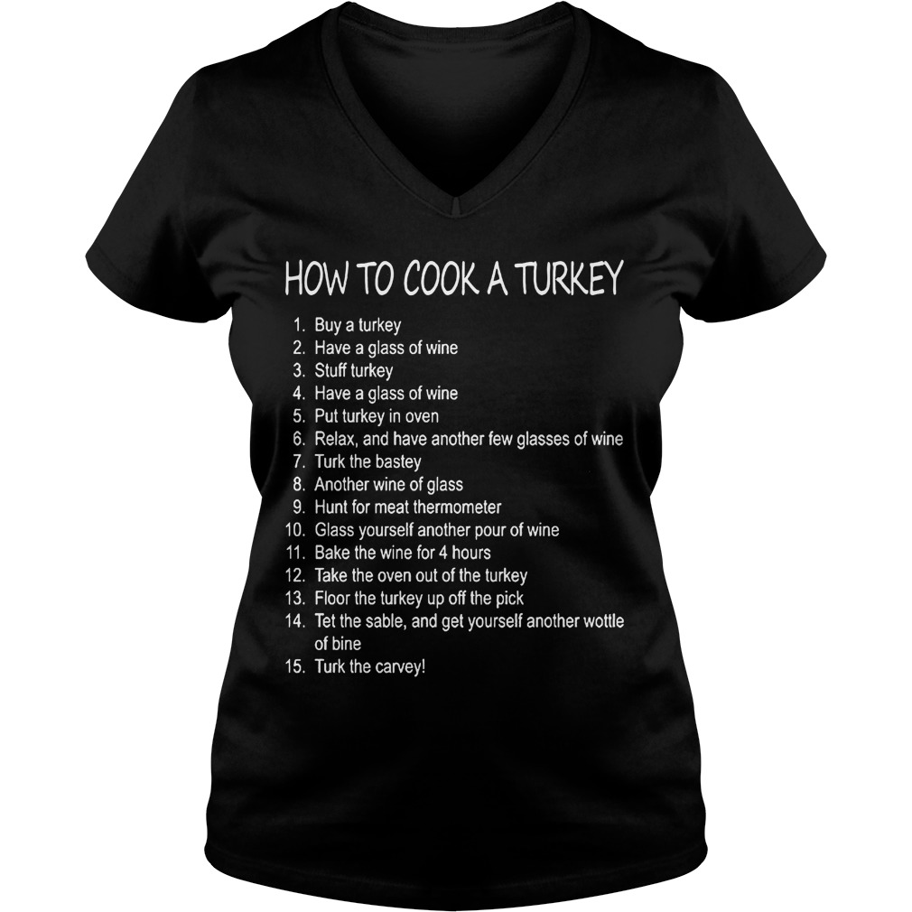 Christmas Cook Turkey Sweat V Neck