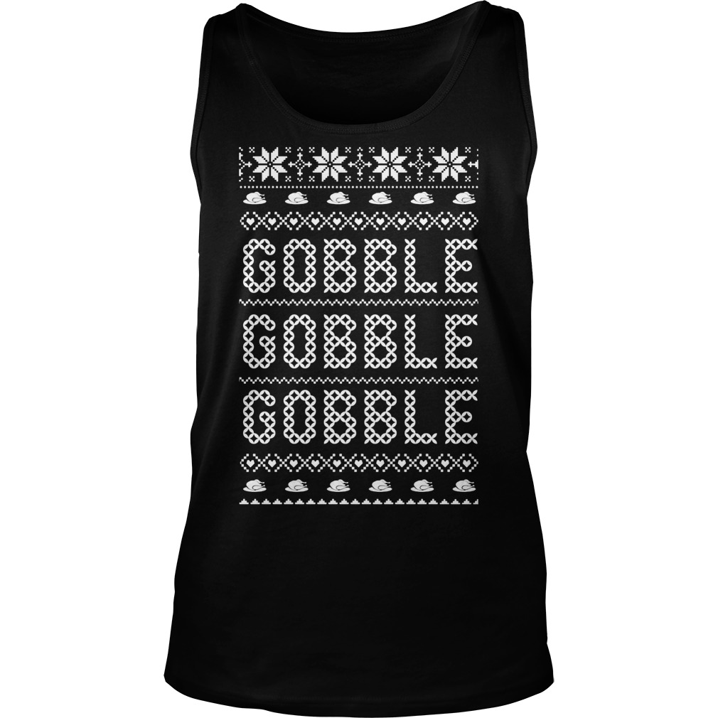 Christmas Gobble Gobble Gobble Tank Top