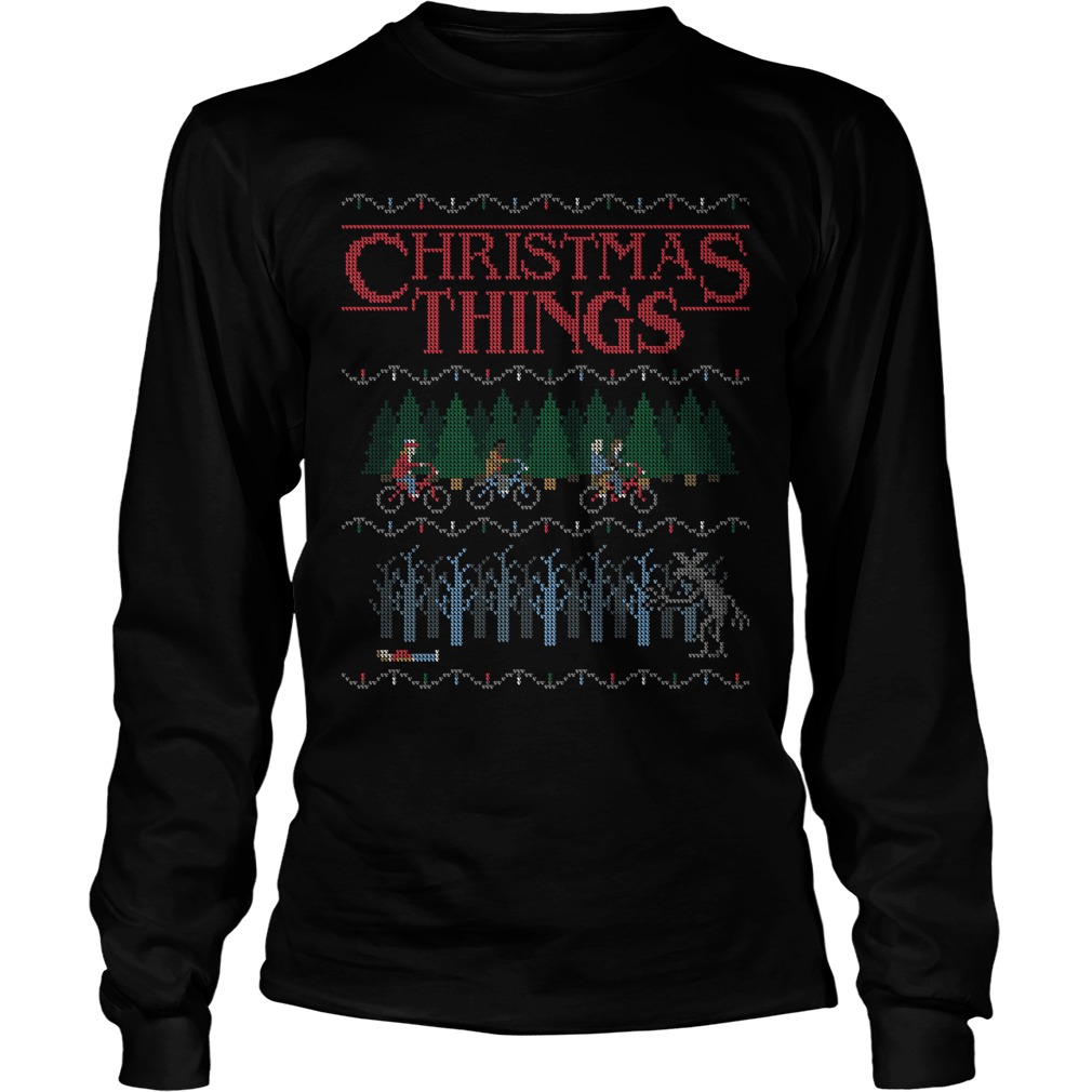 Christmas Things Ugly Christmas Longsleeve Tee