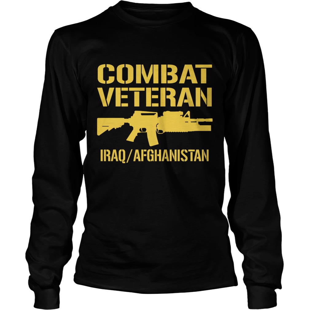 Combat Veteran Iraq Afghanistan Longsleeve